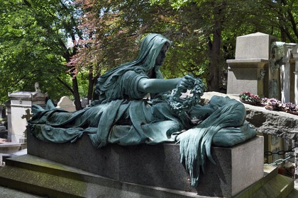 France, Paris (75), cimetière du Père-Lachaise, tombe de la famille Moris
