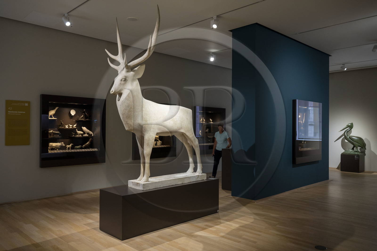 France, Côte-d'Or (21), Dijon, zone classée Patrimoine Mondial de l'UNESCO, Musée des Beaux-Arts dans l'ancien palais des ducs de Bourgogne,  nouvel espace dédié au sculpteur bourguignon François Pompon (1855-1933)