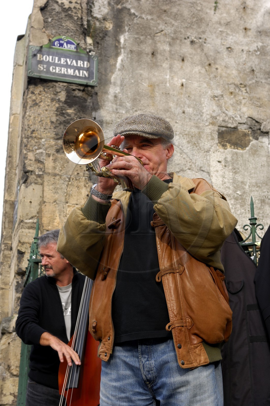 France, Paris (75), La Planche à Dixie, orchestre de jazz traditionnel place Saint-Germain-des-Prés France, Paris (75), La Planche à Dixie, orchestre de jazz traditionnel place Saint-Germain-des-Prés