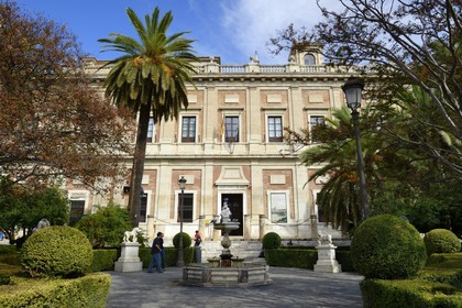 Spain, Andalusia, Seville, General Archive of the Indies (Archivo General de Indias), listed as World Heritage by UNESCO