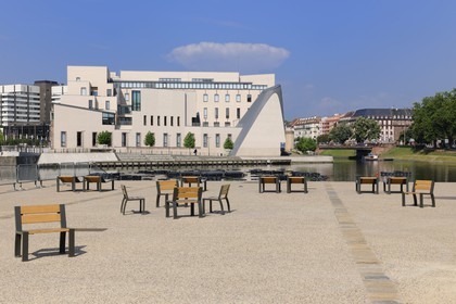 France, Bas-Rhin (67), aménagement du port du Rhin et reconversion du môle du Bassin d’Austerlitz, la Cité de la musique