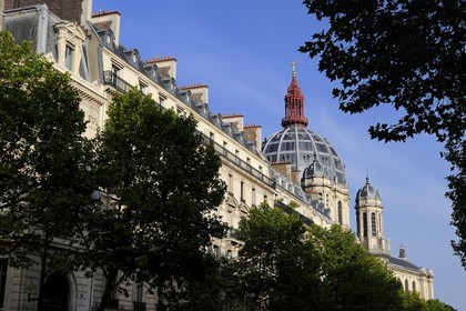France, Paris (75), l'église Saint Augustin vue du boulevard Malesherbes