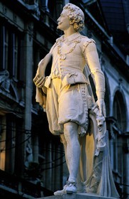 Belgium, Flanders, Antwerp (Antwerpen), Van Dyck's statue
