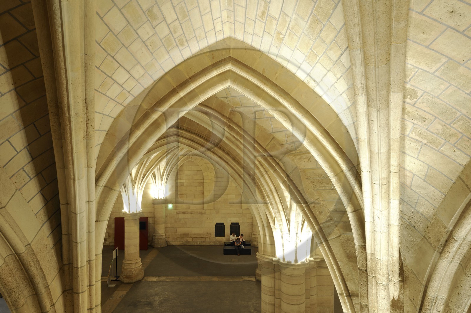 France, Paris (75), Ile de la Cité, la Conciergerie dans le Palais de Justice, la salle des Gens d'armes (1302)