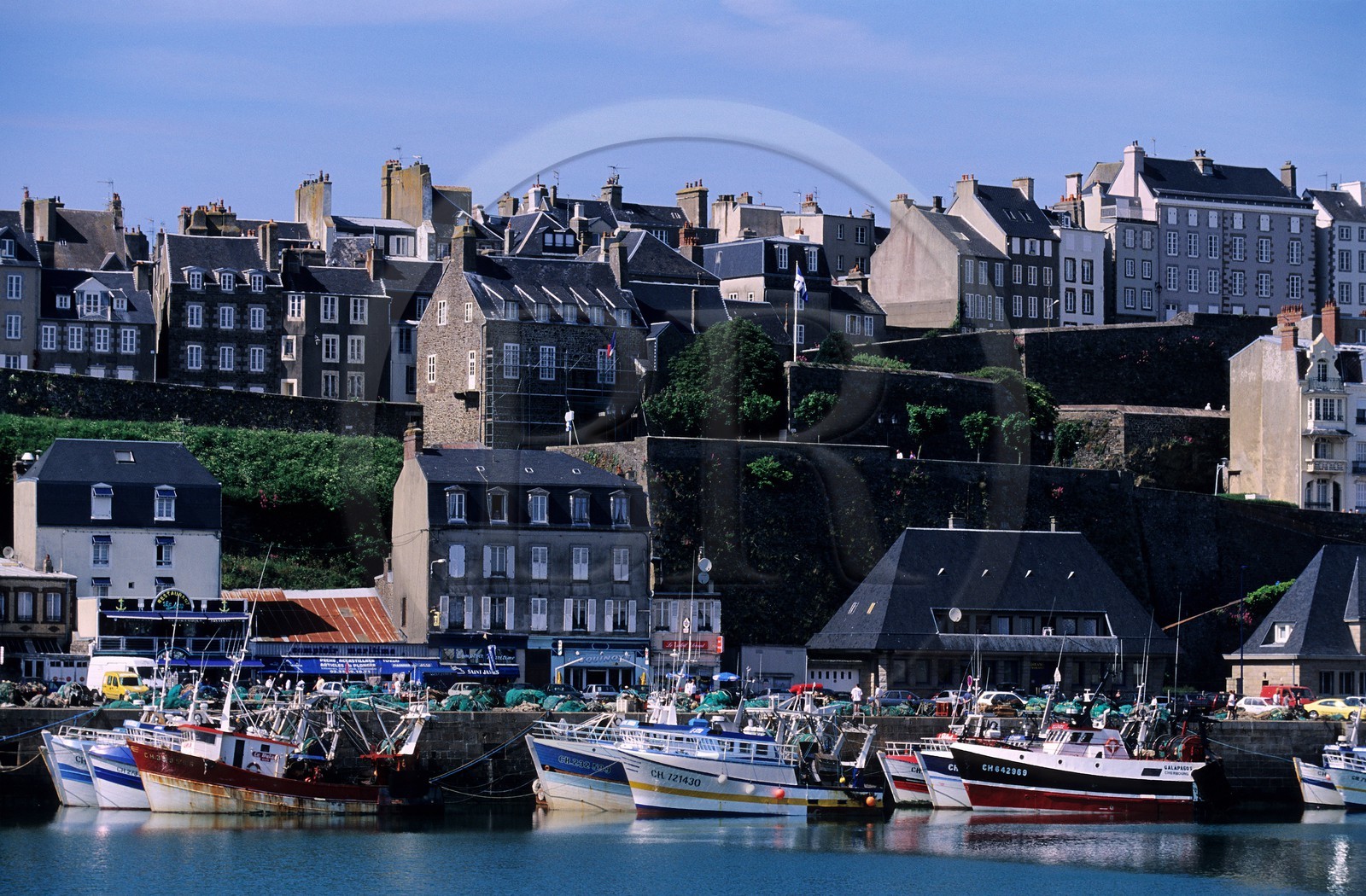 France, Manche (50), Cotentin, Granville, bassin à flot du port