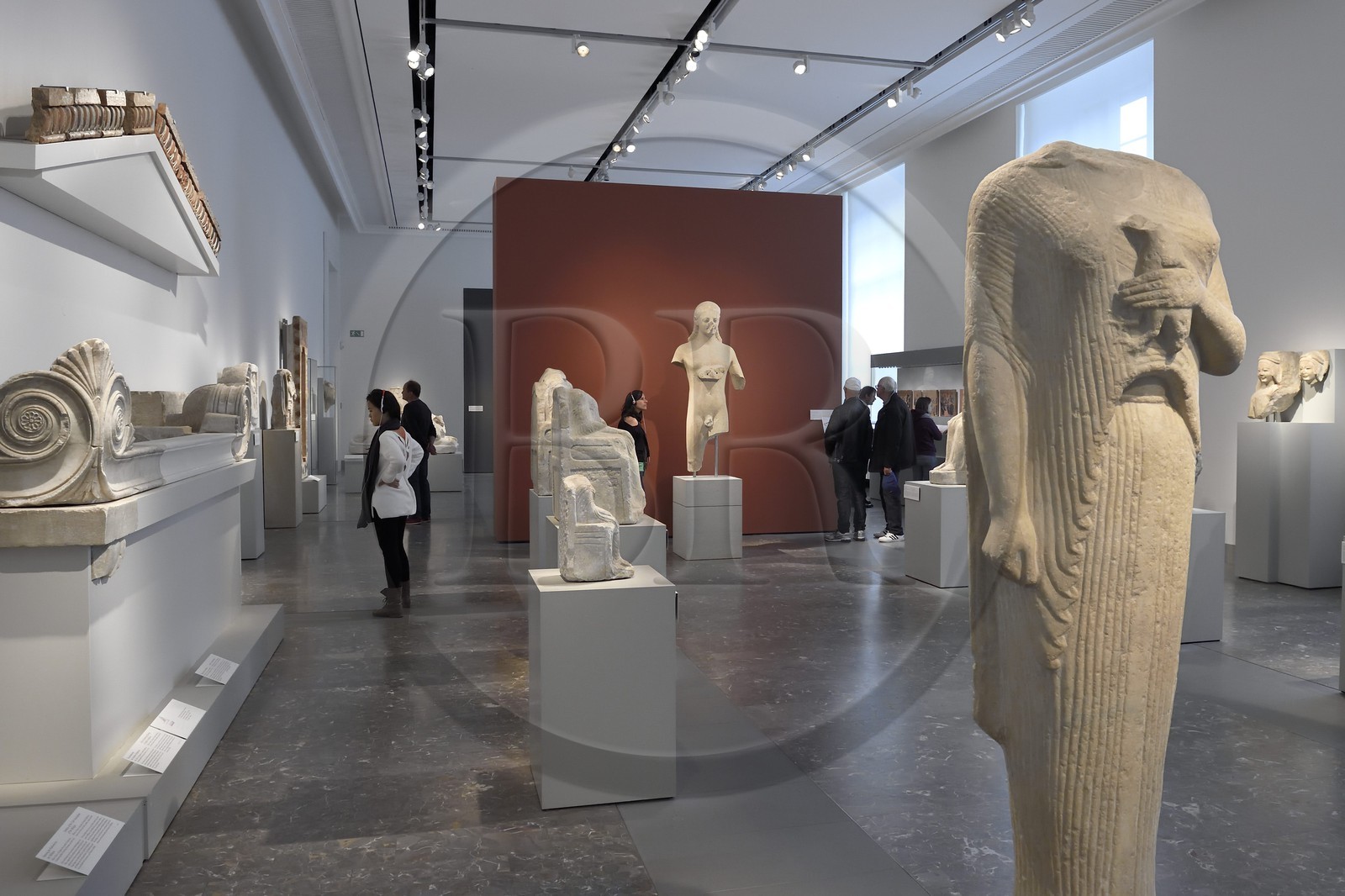 Allemagne, Berlin, l'Ile aux musées, classée Patrimoine Mondial de l'UNESCO, Altes Museum abritant une collection d'oeuvres antiques