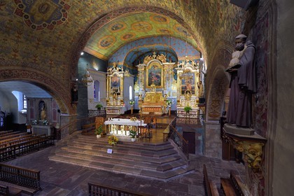France, Pyrenees Atlantiques, Basque Country, Saint Etienne de Baigorry, Saint-Etienne (St. Stephen's) Church