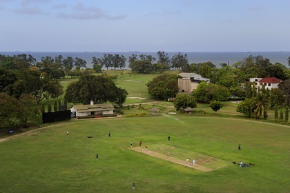 Tanzania, Dar es-Salaam, cricket ground and golf by the sea