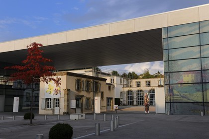 France, Vosges, Epinal, Cite de l'Image quai de Dogneville houses both the musee de l'Image (Image Museum) and Imagerie d'Epinal (Epinal prints)