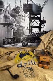 France, Seine Maritime, Le Havre, Saint-François district also called Breton district, the museum of the Hotel Dubocage de Bleville, Coffee trade at Le Havre