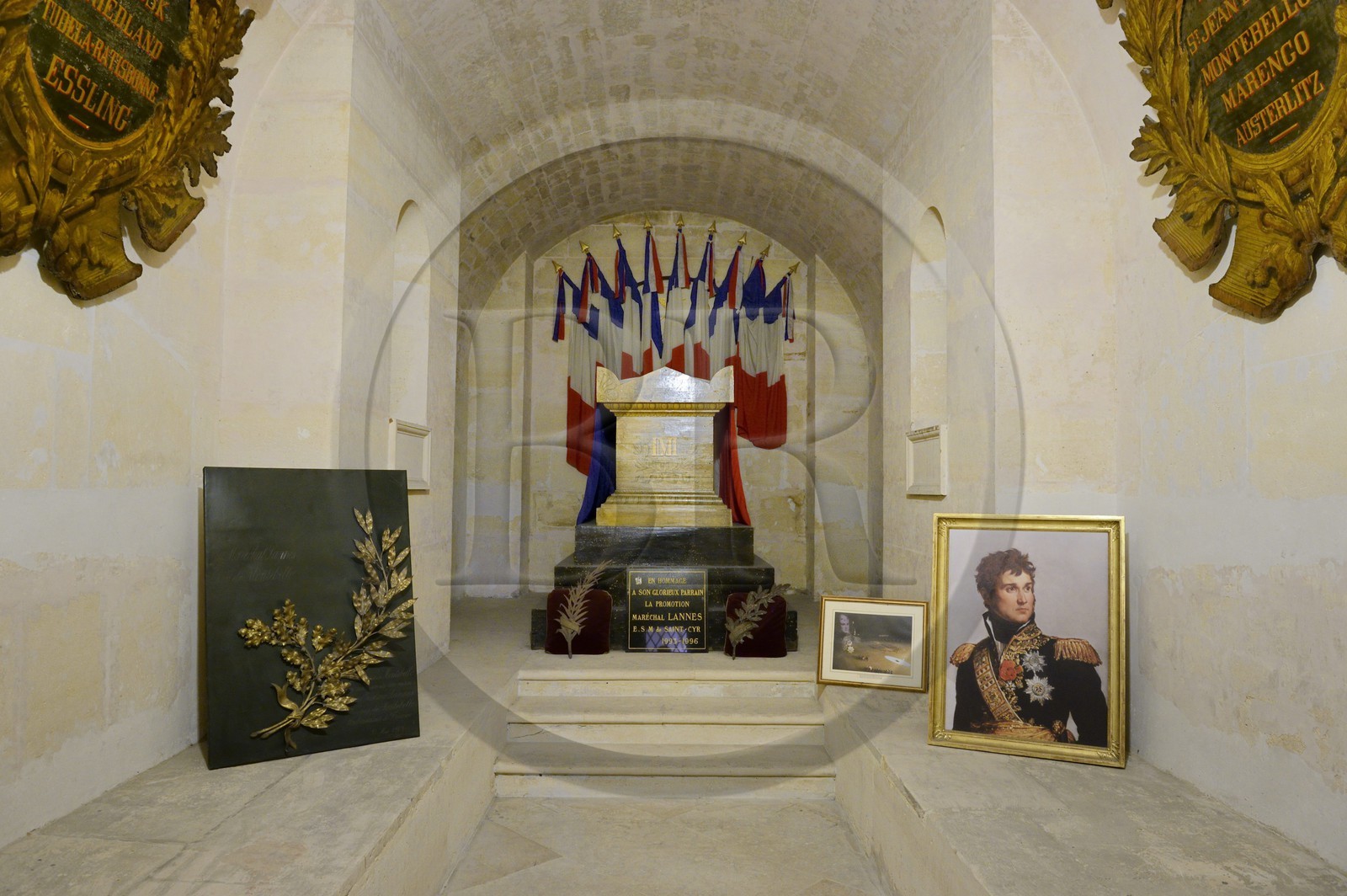 France, Paris (75), le Panthéon, la crypte, tombeau du Marechal Lannes