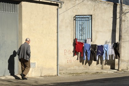 Spain, Andalusia, Jaén Province, street scenery in Campillo de Arenas