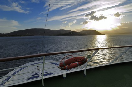 France, Corse, Porto Vechio Bay, cruise aboard the Silvershadow ship of the company Silversea