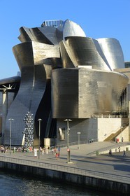 Spain, Basque Country Region, Vizcaya Province, Bilbao, the Guggenheim Museum designed by Frank Gehry