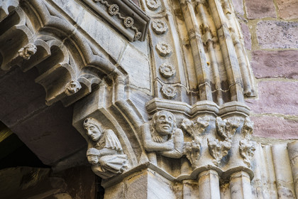 France, Pyrénées-Atlantiques (64), Pays-Basque, Saint-Jean-Pied-de-Port, église de l'Assomption ou Notre-Dame du Bout du Pont
