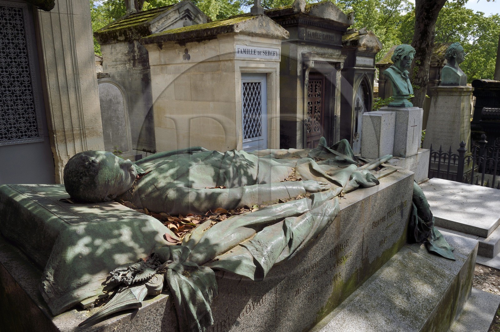 France, Paris (75), cimetière du Père-Lachaise, la tombe du président Felix Faure