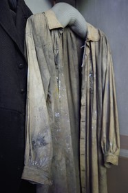 France, Bouches du Rhone, Aix en Provence, Paul Cezanne's Workshop (Atelier de Cezanne) on the Lauves’ hill, compulsory mention, Cezanne's painting work shirt