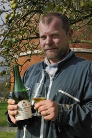 France, Seine-Maritime, Bretteville-du-Grand-Caux, Clos masure, a typical farm of Normandy that houses the Ecomuseum of the Apple and Cider in the farm, Vincent Godefroy cider producer