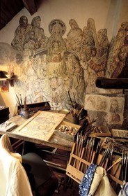 France, Essonne, Villiers le Bâcle, studio house of the painter Foujita