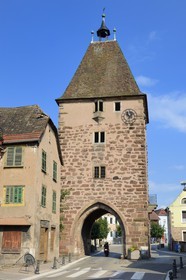 France, Bas Rhin, Mutzig, the Strasbourg Gate (Porte de Strasbourg)