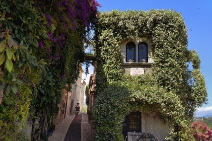 France, Alpes-Maritimes (06), Saint Paul de Vence,maison où vécut dans les années 1940 le poète Jacques Prévert