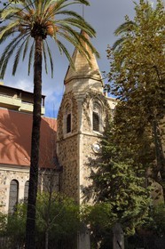 France, Corse du Sud, Ajaccio, district known as foreigners, cours Grandval, Anglican Church now dance school