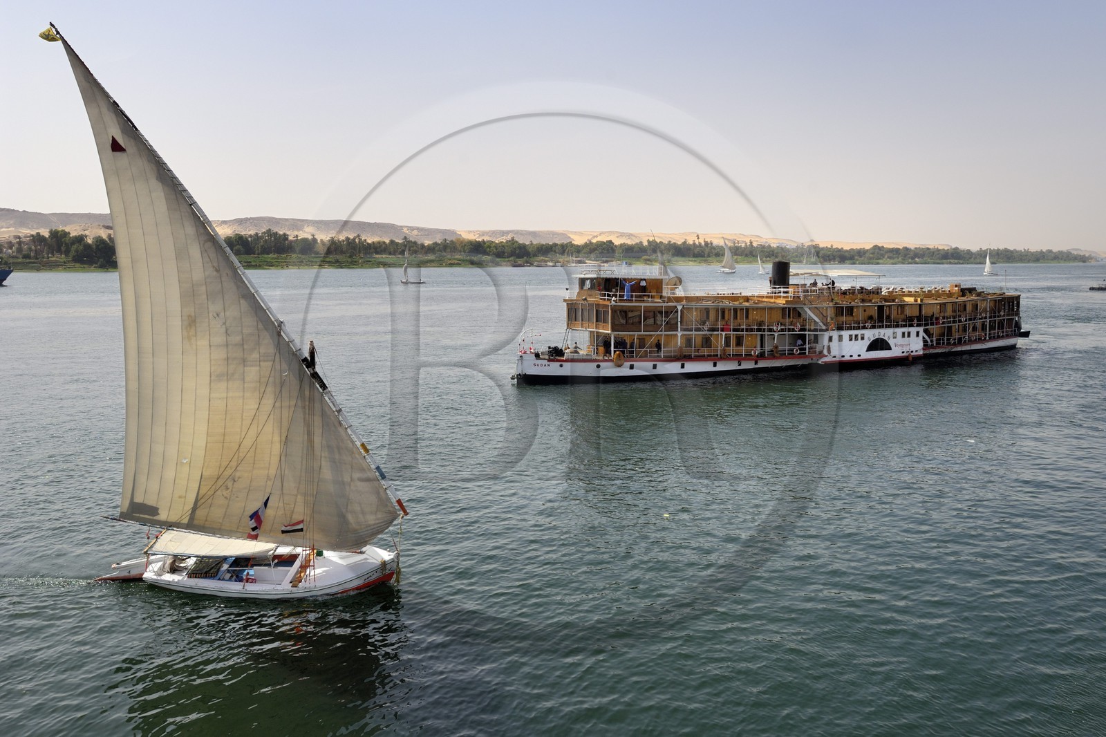 Egypte, Haute Egypte, croisière sur le Nil, Assouan, le Steam Ship Sudan