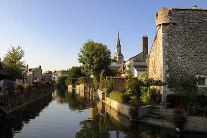 France, Eure et Loir, Bonneval, ditch of the ramparts