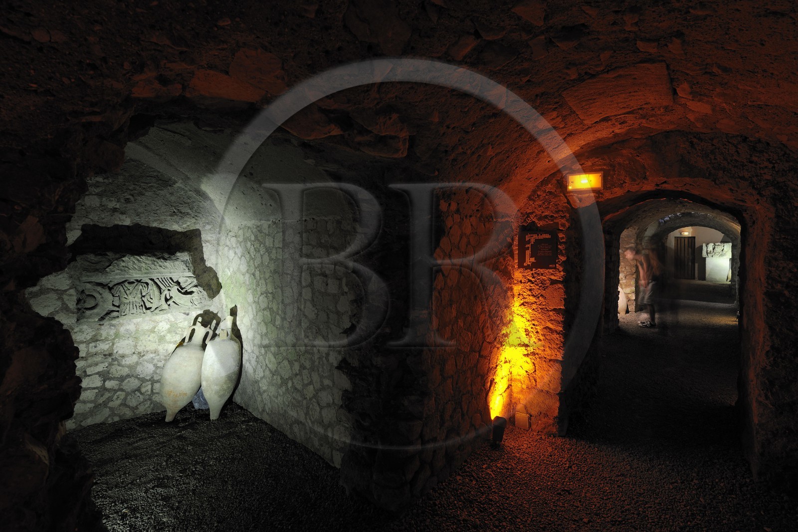 France, Aude (11), Narbonne, l' horreum (entrepôt romain)