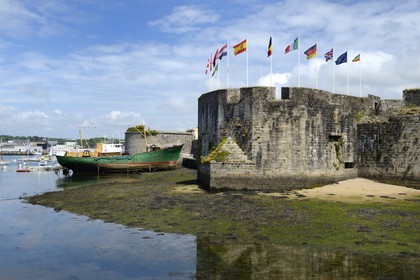 France, Finistère (29), la Cornouaille, Concarneau, la ville close