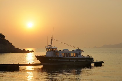 France, Var (83), presqu'île de Giens, le port de la Tour Fondue