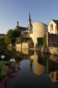 France, Eure et Loir, Bonneval, ditch of the ramparts