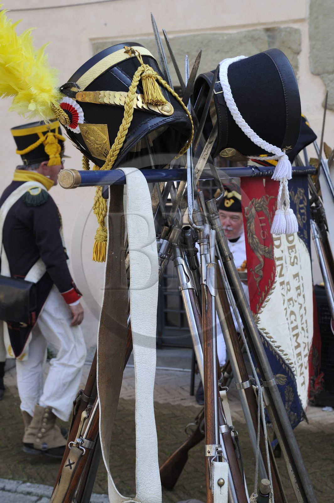 Italie, Ligurie, Sarzana, Napoleon Festival, dans le casernement