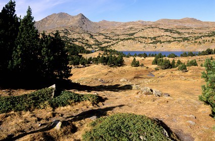 France, Pyrenees Orientales, Capcir region, one of the Campoureils lakes in the area of Formigueres