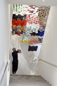 France, Var (83), Iles d'Hyères, parc national de Port Cros, Ile de Porquerolles, la Fondation Carmignac, The impermanent, shattered peace between future and past, all written in the sky (2018) de Jacob Hashimoto