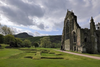 Royaume-Uni, Ecosse, Edimbourg, les ruines de l'abbaye de Holyrood