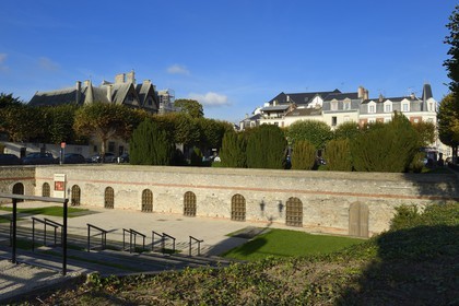 France, Marne, Reims, cryptoporticus is a tunnel U-shaped at the current location of the Place du Forum, which formed the northern part of the Roman Forum during the Gallo-Roman era