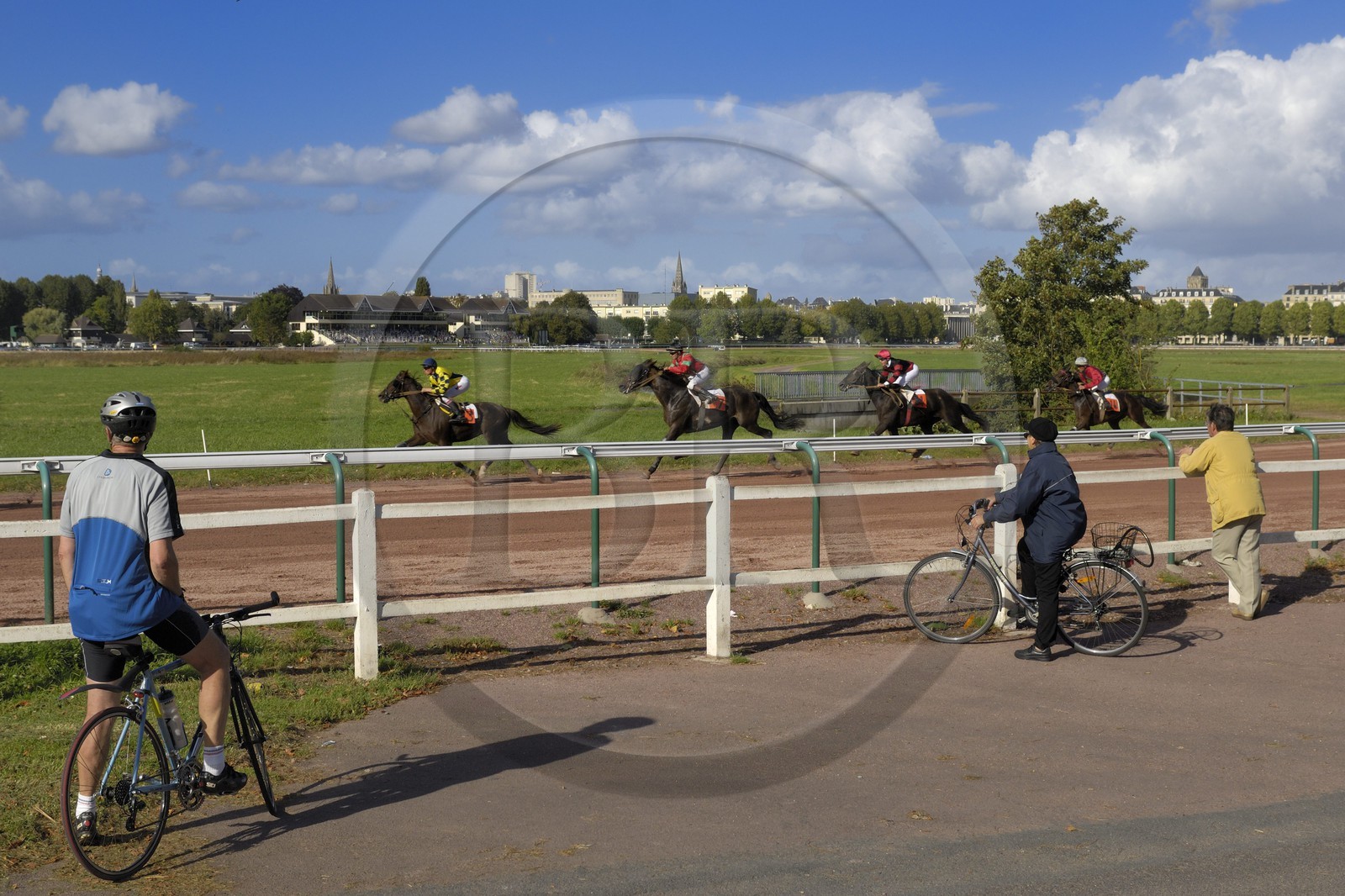 France, Calvados (14), Caen, hippodrome sur le lieu dit la prairie