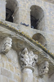 France, Aude, abbey of Saint-Papoul, capital attributed to the master of Cabestany