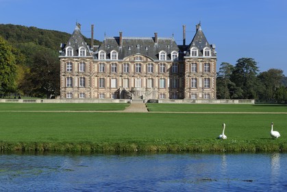 France, Seine-Maritime (76), Pays de Caux, Cany-Barville, le château de Cany construit entre 1640 et 1656 selon les plans de François Mansart