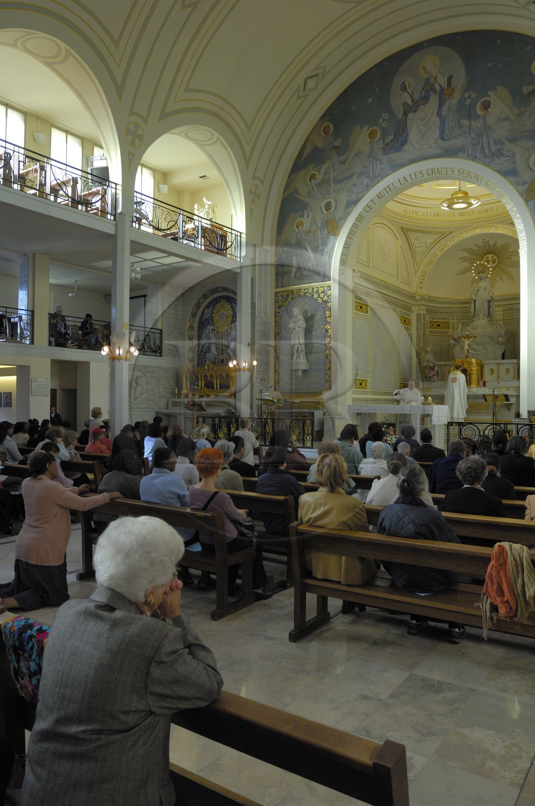 France, Paris (75), la chapelle Notre Dame de la Medaille Miraculeuse dans la rue du Bac