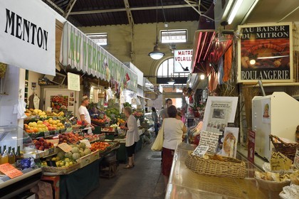 France, Alpes-Maritimes, Menton, municipal covered market