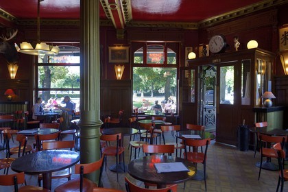 France, Bas Rhin, Strasbourg, Neustadt district dating from the german period, the Café Brant