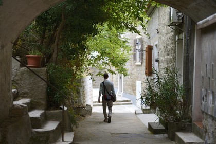 France, Corse du Sud, Sartene, rue des Voutes, alleyways of the old town