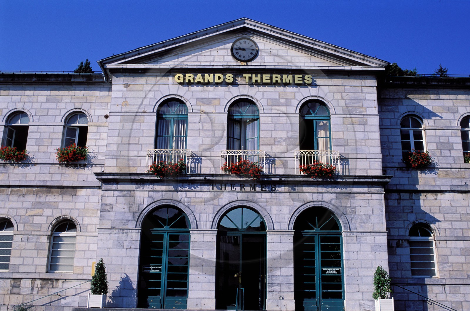 France, Hautes-Pyrénées (65), les thermes de Bagnères-de-Bigorre
