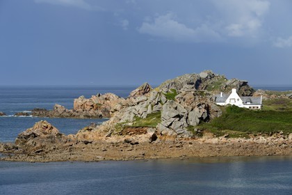 France, Finistere, Morlaix bay, Pointe de Diben