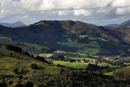 France, Pyrenees Atlantiques, Basque Country, Aldudes valley, Esnazu hamlet