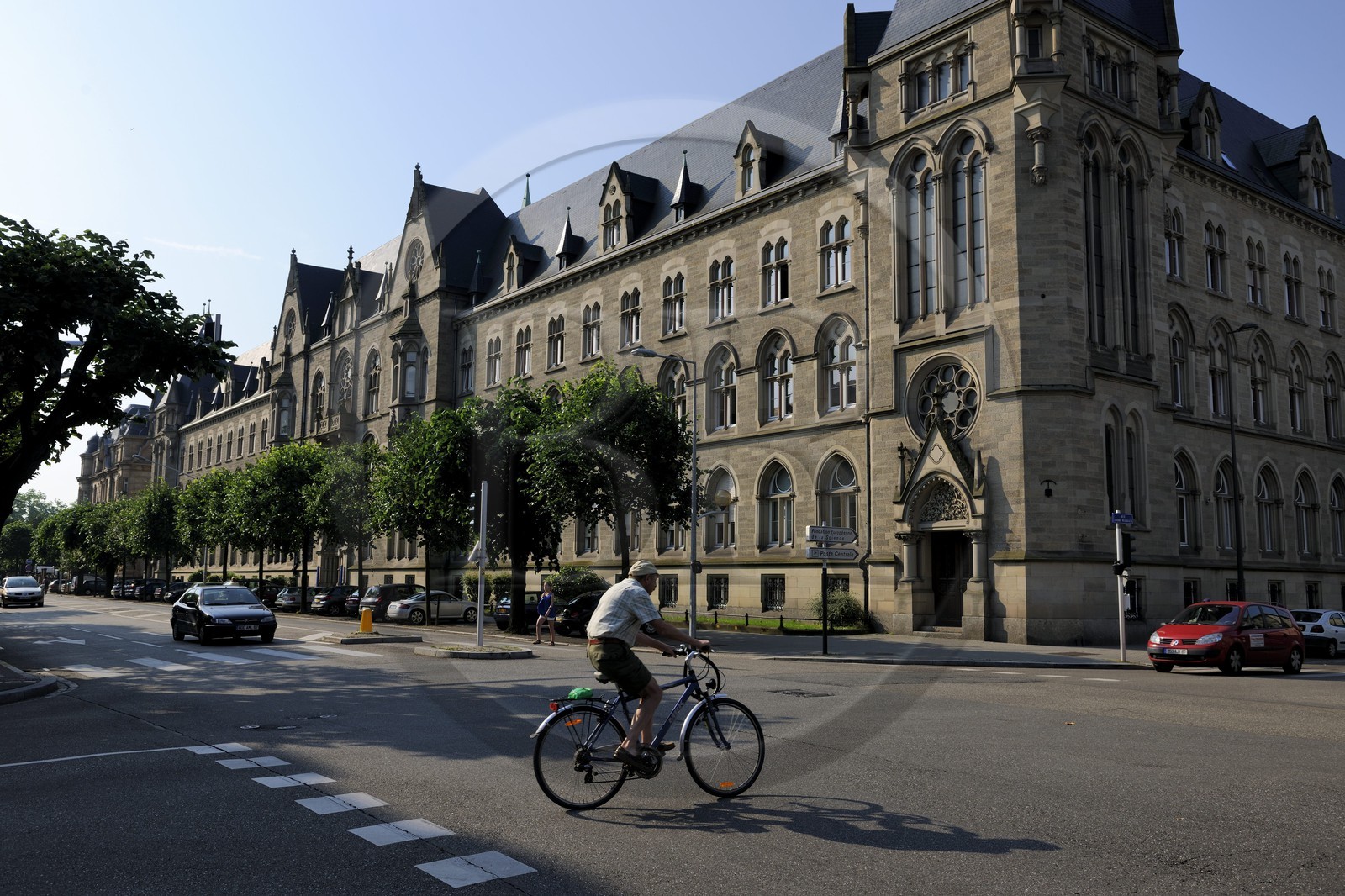 France, Bas-Rhin (67), Strasbourg, la grande Poste avenue de la Libertée datant de la periode allemande