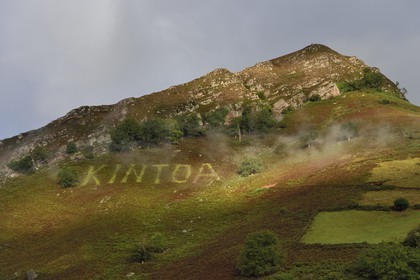 France, Pyrenees Atlantiques, Basque Country, Aldudes Valley at the gates of Kintoa Country and place of the AOC Kintoa