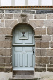 France, Finistère (29), Morlaix, maison traditionnelle dans la Rue Longue